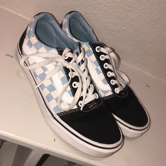 Blue and white checkered vans - Picture 3 of 7
